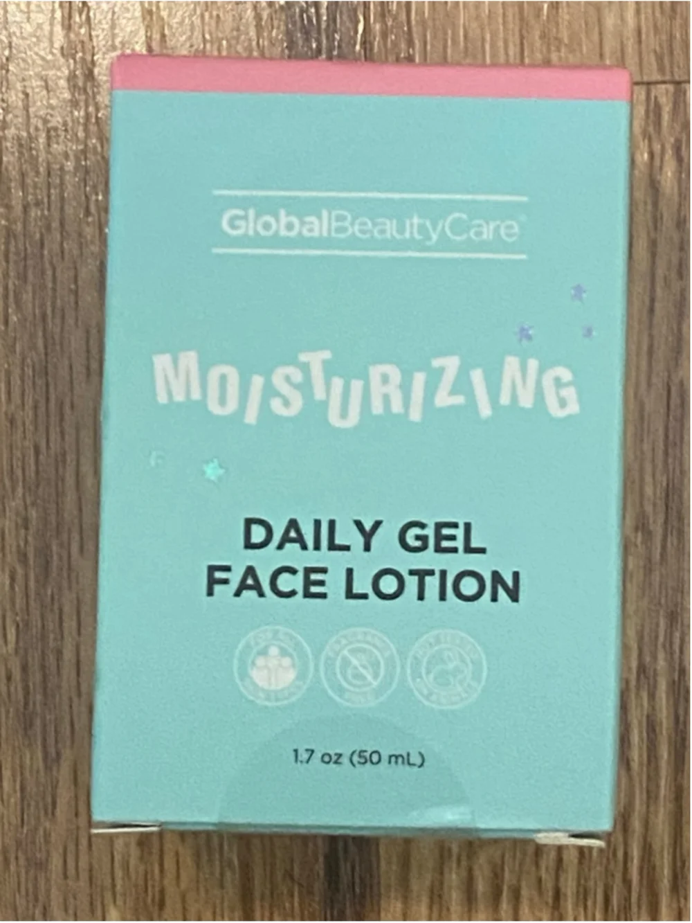 Global Beauty Care Moisturizing Daily Gel Face Lotion 1.7 ounces NIB